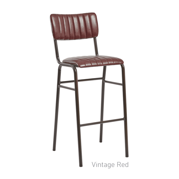 Tavo Stacking Bar Stool Vintage Red