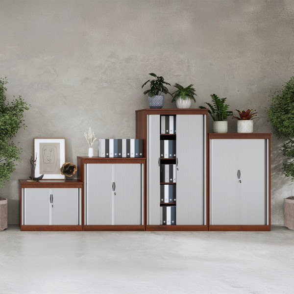 systems storage wooden tambours
